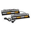 Emergency Dash Strobe Lights, Safety Flashing Warning Hazard Interior Light Bar for Construction Vehicles Trucks 36 x 3 cm, Amber White