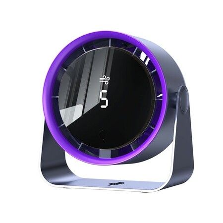 Fan Desktop Bedside Baby Stroller Octopus Stand Hand Held Fan 7 Blades Frequency Conversion Brushless Motor Strong Cold Air Frequency ICE Cooling  Gift