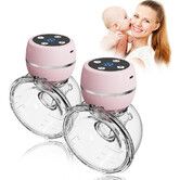 2 Pack Wearable Breast Pump Hands Free Breast Pump 3 Modes and 9 Levels with Low Noise, Portable Electric Breast Pumps
