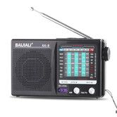 AM FM Portable Radio, Battery Operated Transistor Radio for Seniors, Easy to Use Compact Design for Home, Outdoor and Emergency (Black)