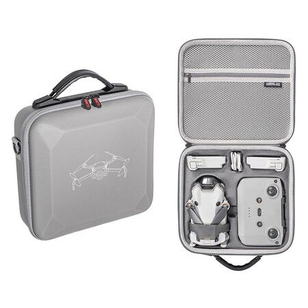 Mini 4 Pro RC-N2 Case, Portable PU Leather Travel Bag Carrying Case for DJI Mini 4 Pro Drone Accessories, Case Only