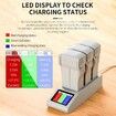 Mini 4 Pro Battery Charging Hub for DJI Mini 4 Pro/Mini 3 Pro/Mini 3 Drone Accessory, Two-Way LED Display Charging Hub for DJI Battery
