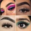 Magnetic Eyelashes Without Eyeliner,3 Pairs Double Magnetic Eyelashes with Applicator,Natural Look,3D Magnetic Lashes,Reusable,No Glue,No Liner
