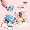 Ice Cream Sandwich Maker Tool,Stainless Steel Ice Cream Cookie Sandwich Maker,Easy Release Sandwich Cookie Scoops,Creative Ice-Cream Burger Making