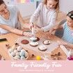 Ice Cream Sandwich Maker Tool,Stainless Steel Ice Cream Cookie Sandwich Maker,Easy Release Sandwich Cookie Scoops,Creative Ice-Cream Burger Making