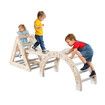 Kids Triangle Climber Arch Rocker 7in1 Montessori Plastic Pikler Climbing Frame Rocking Toys Playground Slide Ladder Ramp Toddler Jungle Gym Play Set