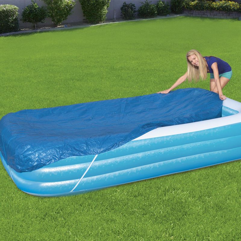 58108 54009 Bestway 305x183cm Thickened Dustproof Inflatable Swimming ...