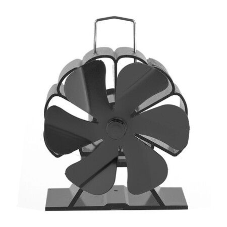 Oscillating Wood Stove Fan, Fireplace Fan, 6 Blades Heat Powered Stove Fan for Wood, Log Burner, Fireplaces