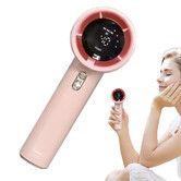 Portable Handheld Fan, Speed 1 to 100 Adjustable Turbo Personal for Women Men Travel, Camping, Outdoor, Pink