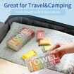 Disposable Compressed Towels, Portable Compressed Towel Tablets,56Pcs Travel Wash Cloth,Thicker Super Absorbent Wash Cloths,Face Towel Ideal