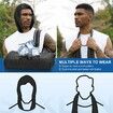 Cooling Hoodie Towels,Instant Cooling Towels for Neck and Face,UPF 50 Sun Protection,Ice Towel for Hot Weather,Head Towel,Black 2 Pack