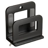 Universal Wall Mount Holder for Small Devices, Heavy Duty Cable Box, Router, Modem Mount Bracket, Black