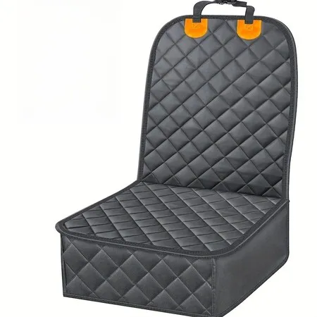 Dog Car Seat Covers, Waterproof Front Seat Cover for Dogs, Scratch Proof, Nonslip Pet Passenger Seat Cover Protector for Cars Trucks SUVs, Standard Size