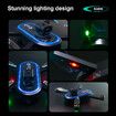 Drone RC 4K Dual Camera Quadcopter Kids 3D Flips Obstacle Avoidance Trajectory Flight with Screen Remote Control Outdoor Play Activity Color Black