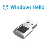 USB Fingerprint Reader Mini Fingerprint Scanner PC Dongle Windows Hello Fingerprint Reader for PC Laptop 360 Degree Touch for Windows 10/11