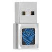 USB Fingerprint Reader Mini Fingerprint Scanner PC Dongle Windows Hello Fingerprint Reader for PC Laptop 360 Degree Touch for Windows 10/11