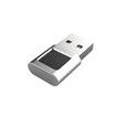 USB Fingerprint Reader Mini Fingerprint Scanner PC Dongle Windows Hello Fingerprint Reader for PC Laptop 360 Degree Touch for Windows 10/11
