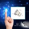 SB Fingerprint Reader for Windows 11/10 Hello Desktop, Laptop, 0.05s 360-Degree Sensor Security Device Login, Security Lock