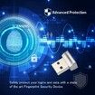 SB Fingerprint Reader for Windows 11/10 Hello Desktop, Laptop, 0.05s 360-Degree Sensor Security Device Login, Security Lock
