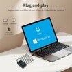 USB Fingerprint Reader for Windows10 11, Windows Hello Fingerprint Reader One Click Lock Screen with 5ft Cable Windows Password Free Login