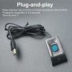 USB Fingerprint Reader Fingerprint for Windows10/11, Windows Hello Automatic Driver Installation with 5ft Extension Cable-Windows Password Free Operation
