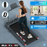 BLACK LORD Treadmill Electric Walking Pad Under Desk Foldable Gym 400mm Grey