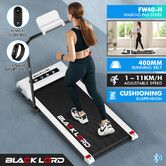 BLACK LORD Treadmill Electric Walking Pad Under Desk Foldable Gym 400mm White