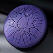Steel Tongue Drum Percussion, 6 Inch 11 Notes Musical Instruments, Music Gifts for Family Friends (Lavender)