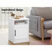 ALFORDSON Bedside Table Storage Cabinet Side End Nightstand White