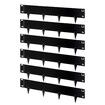 Garden Bed Edging Landscape Lawn Border Flexible DIY Fence Barrier Plant Grass Flower Yard Path Driveway Metal Support Galvanised Steel 90x20cm 6Pcs