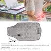 USB Powered Heated Waist Wrap Adaptable Temperature Menstruation Crustration Heating Pad Heating Waist Wrap Heating Pad for Waist Neck Knee, Grey