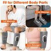 1 Pcs Leg Massager for Circulation and Pressure Relief, Calf Air Compression Massager with Heat, Leg Massager with 3 Modes