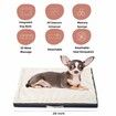 Size XL 90*70*10CM Memory Foam Dog Bed Washable Dog Beds Orthopedic Waterproof Large Dog Bed with Washable Removable Cover