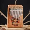 Kalimba Thumb Piano 17 Key - Portable Finger Piano with Tuning Hammer & Study Guide, Premium Wood, Unique Musical Gift for Adults & Kids (Rabbit)