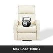 Massage Chair Sofa Recliner Armchair Single Electric Lift Power Riser Leather 8 Point Heated Massaging Relax Lounge Elderly Senior Bedroom Furniture