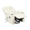 Recliner Massage Chair Single Sofa Electric Power Lift Riser Leather Armchair 8 Point Heat Massaging Lounge Elderly Senior Mobility Assisted Furniture