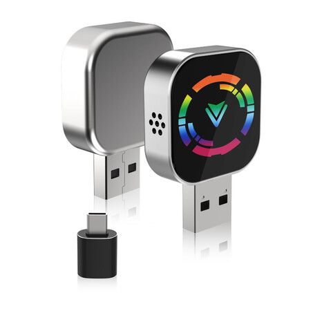 Wireless Carplay Adapter,Mini Carplay for Apple iPhone & Android Auto Wireless Adapter,for Cars with Built-in Wired Apple Carplay