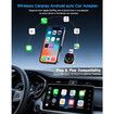 Wireless Carplay Adapter,Mini Carplay for Apple iPhone & Android Auto Wireless Adapter,for Cars with Built-in Wired Apple Carplay