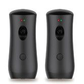 2 Pcs Automatic Air Freshener Spray Dispenser, Free Standing or Wall Mounted Adjustable Aromatherapy Machines for Home, Indoor, Black