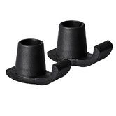 2 Pcs Walker Skis Glides for Folding Walkers, Walker Glides for Seniors, Essentials Walker Accessories Mobility Aid Accessory for Seniors, Black