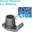 2 Pcs Walker Skis Glides for Folding Walkers, Walker Glides for Seniors, Essentials Walker Accessories Mobility Aid Accessory for Seniors, Grey