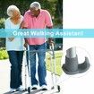 2 Pcs Walker Skis Glides for Folding Walkers, Walker Glides for Seniors, Essentials Walker Accessories Mobility Aid Accessory for Seniors, Grey
