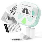 Sticker Printer,Stickers Maker Machine,Mini Portable Bluetooth Thermal Print Pod for Phone,Pocket Inkless Impresora de Pegatinas for Note,DIY,Photo,Gift