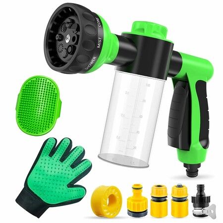 Grooming hairsDog Wash horse wash Sprayer Attachment Garden Hose Nozzle Massage Brush Pet Grooming Water Flower Horse Car Washing Outdoor
