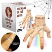 Wednesday Addams Thing Hand Electric Crawling Hand with Sound Light Electric Walking Hand Prop Haunted House Halloween Party Gothic Desktop Decor