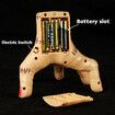 Wednesday Addams Thing Hand Electric Crawling Hand with Sound Light Electric Walking Hand Prop Haunted House Halloween Party Gothic Desktop Decor