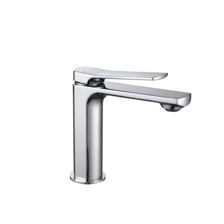 WELS Bathroom Basin Mixer Tap Sink Vanity Faucet Hot & Cold Water Brass Tap Temperature Control Mixer Tap(Chrome)