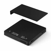 MHW-3BOMBER Espresso Scale with Timer, Small Coffee Scale with Solid-Liquid Detection, 0.1g Accurate Weighting, 2 Mode, Black ES6027B-OS