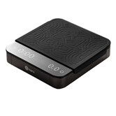 Hero Electronic Coffee Scale, with Countdown Timer, 3KG, Accuracy 0.1 g USB Rechargeable, Mirror Waterproof, Black