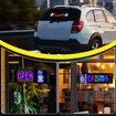 Programmable LED Car Sign Message Scrolling LED Display for Indoor Flexible LED Advertising Sign Bluetooth APP Custom Editor Animations/Text/Graffiti
